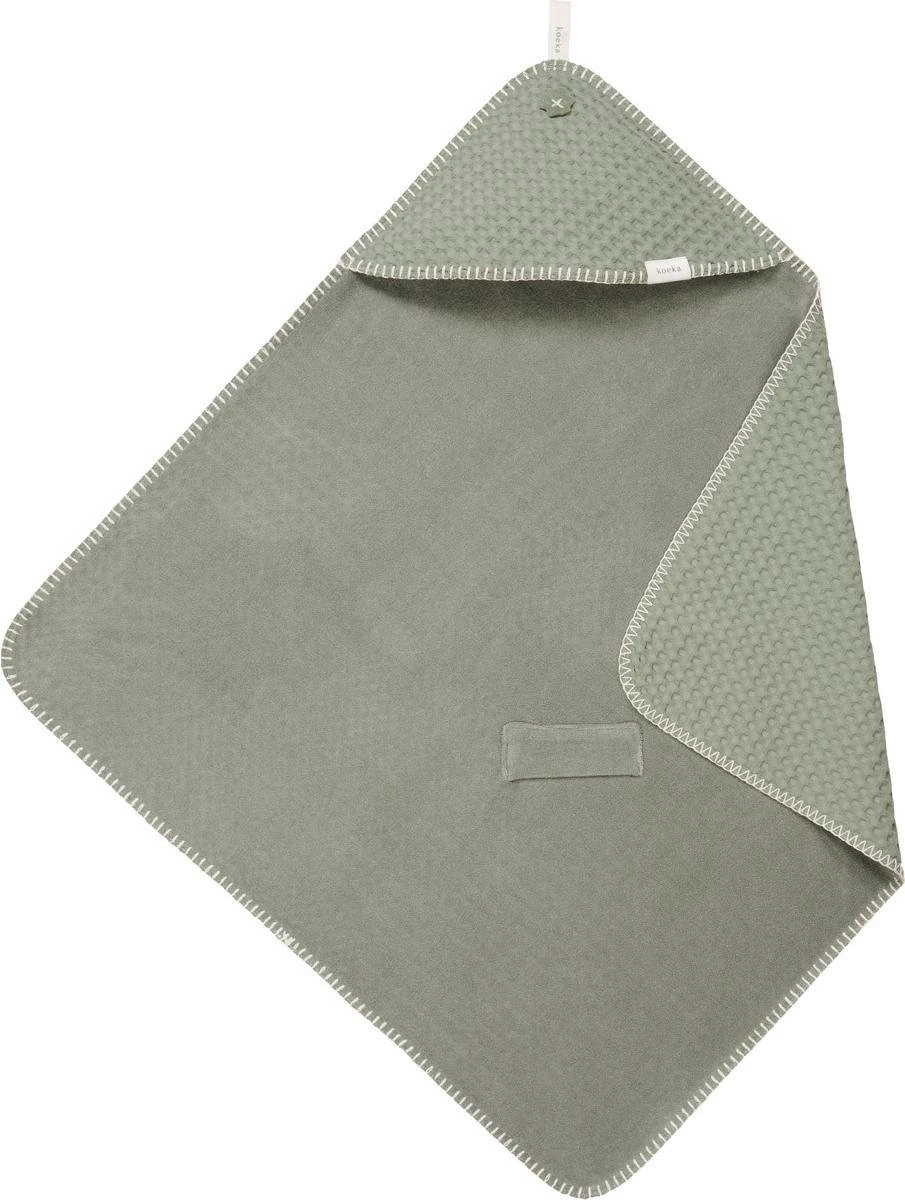 Koeka Omslagdoek baby wafel Antwerp - groen Koeka Omslagdoek Baby Wafel Antwerp - Groen -Babyproducten Promotie Winkel 905x1200 2