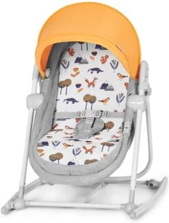 Kinderkraft Nola 5in1 Wieg - Wipstoel - Schommelstoel Forest Yellow -Babyproducten Promotie Winkel 908x1200 11