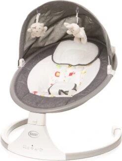 4Baby Rock 'n Relax Grijs - Babyschommel - Elektronische BabySwing - 5 Snelheden - Inclusief Accessoires 8 4Baby Rock 'n Relax Grijs - Babyschommel - Elektronische BabySwing - 5 Snelheden - Inclusief Accessoires -Babyproducten Promotie Winkel 908x1200 12