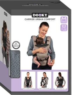 Dooky Ergonomische Draagzak Urban Comfort Grey Sapphire -Babyproducten Promotie Winkel 912x1200 15
