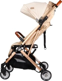 Ding Vivo Wandelwagen - Beige/Rose - Inklapbare Buggy - Inclusief Boodschappenmandje En Zonnekap 8 Ding Vivo Wandelwagen - Beige/Rose - Inklapbare Buggy - Inclusief Boodschappenmandje En Zonnekap -Babyproducten Promotie Winkel 921x1200 9