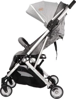 Ding Vivo Wandelwagen - Grijs/Zilver - Inklapbare Buggy - Inclusief Boodschappenmandje En Zonnekap -Babyproducten Promotie Winkel 926x1200 4