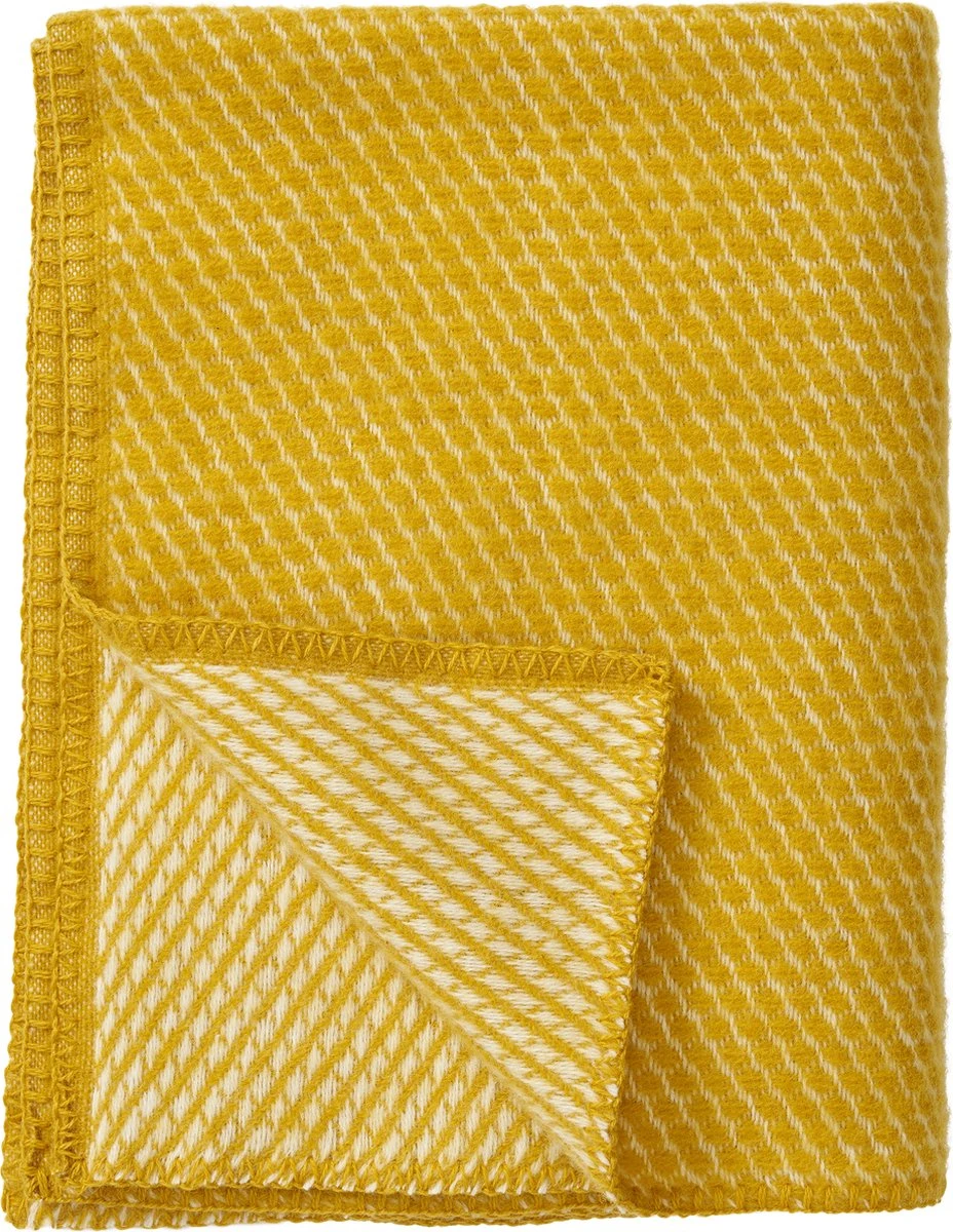 Klippan 100% eco-wollen wiegdeken - velvet geel- warm-zacht-65x90cm Klippan Yllefabrik Klippan 100% Eco-wollen Wiegdeken - Velvet Geel- Warm-zacht-65x90cm -Babyproducten Promotie Winkel