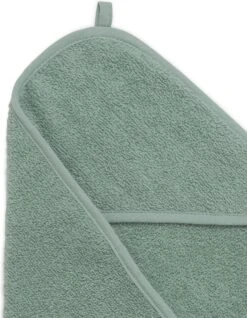 Jollein Badcape Badstof 75x75cm - Ash Green -Babyproducten Promotie Winkel 931x1200