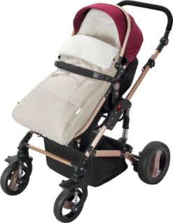 Monzana Kinderwagen Voetenzak Beige | Teddy | Maxi-Cosi | Met Opbergtas -Babyproducten Promotie Winkel 933x1200 10