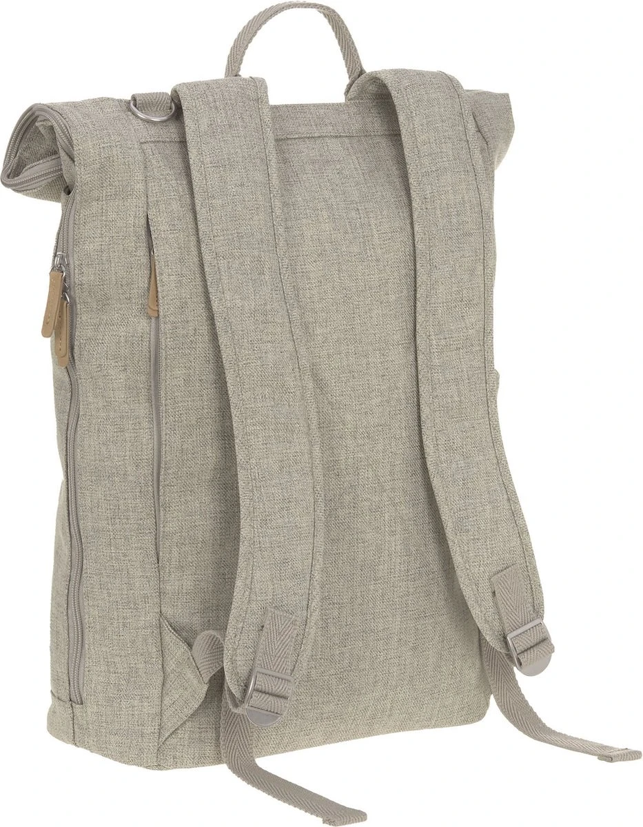 LÄSSIG Luiertas Rolltop Backpack rugzak incl verschoningsmatje choco mélange Limited Edition LÄSSIG Luiertas Rolltop Backpack Rugzak Incl Verschoningsmatje Choco Mélange Limited Edition -Babyproducten Promotie Winkel 933x1200 6
