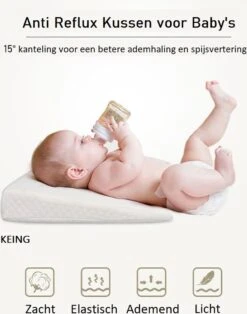 Reflux Kussen ROND – Hellend Kussen – Matrasverhoger – Wigkussen – Zwangerschapskussen – Zijslaapkussen – Slaapkussen Baby – Voedingskussen – Hoofdkussen Baby – Anti Reflux – Verhogend Kussen Baby – Kraamcadeau -Babyproducten Promotie Winkel 943x1200 1