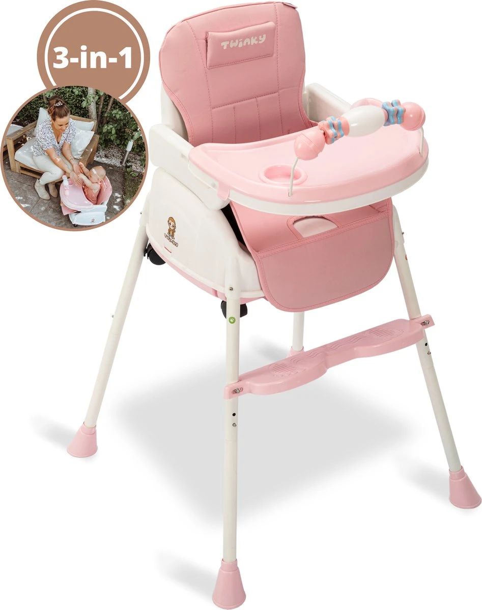 Twinky® Kinderstoel – 2-in-1 Kinderwagen Set – Roze – Inklapbare Eetstoel & Baby Wagentje en Babystoel Voor Aan Tafel – Kinderzetel, Peuterstoeltje en Meegroeistoel in 1 Twinky® Kinderstoel – 2-in-1 Kinderwagen Set – Roze – Inklapbare Eetstoel & Baby Wagentje En Babystoel Voor Aan Tafel – Kinderzetel, Peuterstoeltje En Meegroeistoel In 1 -Babyproducten Promotie Winkel 947x1200 10
