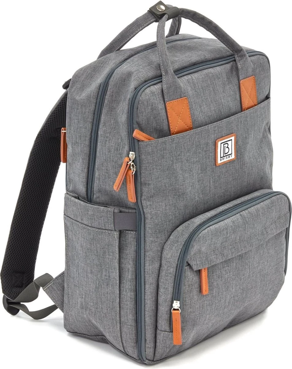 Brisby slijtvaste Luiertas – verzorgingstas – met buggymontage -Donkergrijs Brisby Slijtvaste Luiertas – Verzorgingstas – Met Buggymontage -Donkergrijs -Babyproducten Promotie Winkel 952x1200 5