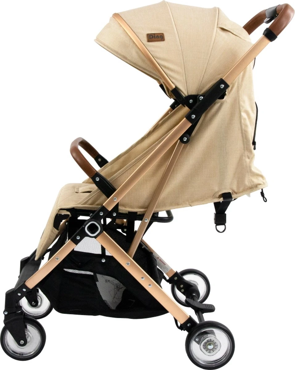 Ding Vivo Wandelwagen - Beige/Rose - Inklapbare buggy - Inclusief boodschappenmandje en zonnekap Ding Vivo Wandelwagen - Beige/Rose - Inklapbare Buggy - Inclusief Boodschappenmandje En Zonnekap -Babyproducten Promotie Winkel 956x1200 5