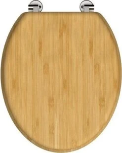 OMID HOME® Bamboe Toiletbril - Toiletbril - Duurzaam Design - Wc Bril - LIMITED EDITION - Hoogwaardig Bamboe