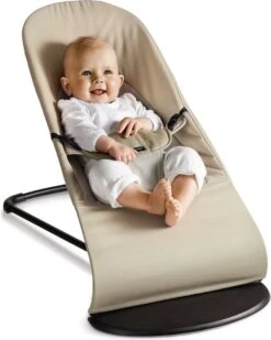 BabyBjörn Wipstoel Balance Soft Zwart Frame - Cotton - Khaki-Beige - Ergonomisch - Verstelbaar - Inklapbaar -Babyproducten Promotie Winkel 960x1200 24