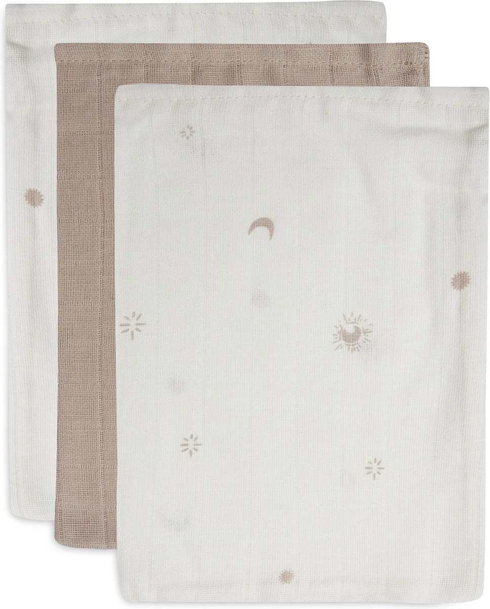 Jollein Baby Washandje Hydrofiel Stargaze - Biscuit - 3 Stuks Jollein Baby Washandje Hydrofiel Stargaze - Biscuit - 3 Stuks -Babyproducten Promotie Winkel 967x1200 1