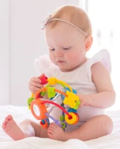 Playgro Speel En Leerbal - Grijp- En Bijtspeelgoed - Klikklak Geluiden - Spiegeltje - Kralen - Cilinder Met Rattelende Ballen -Babyproducten Promotie Winkel 969x1200 3