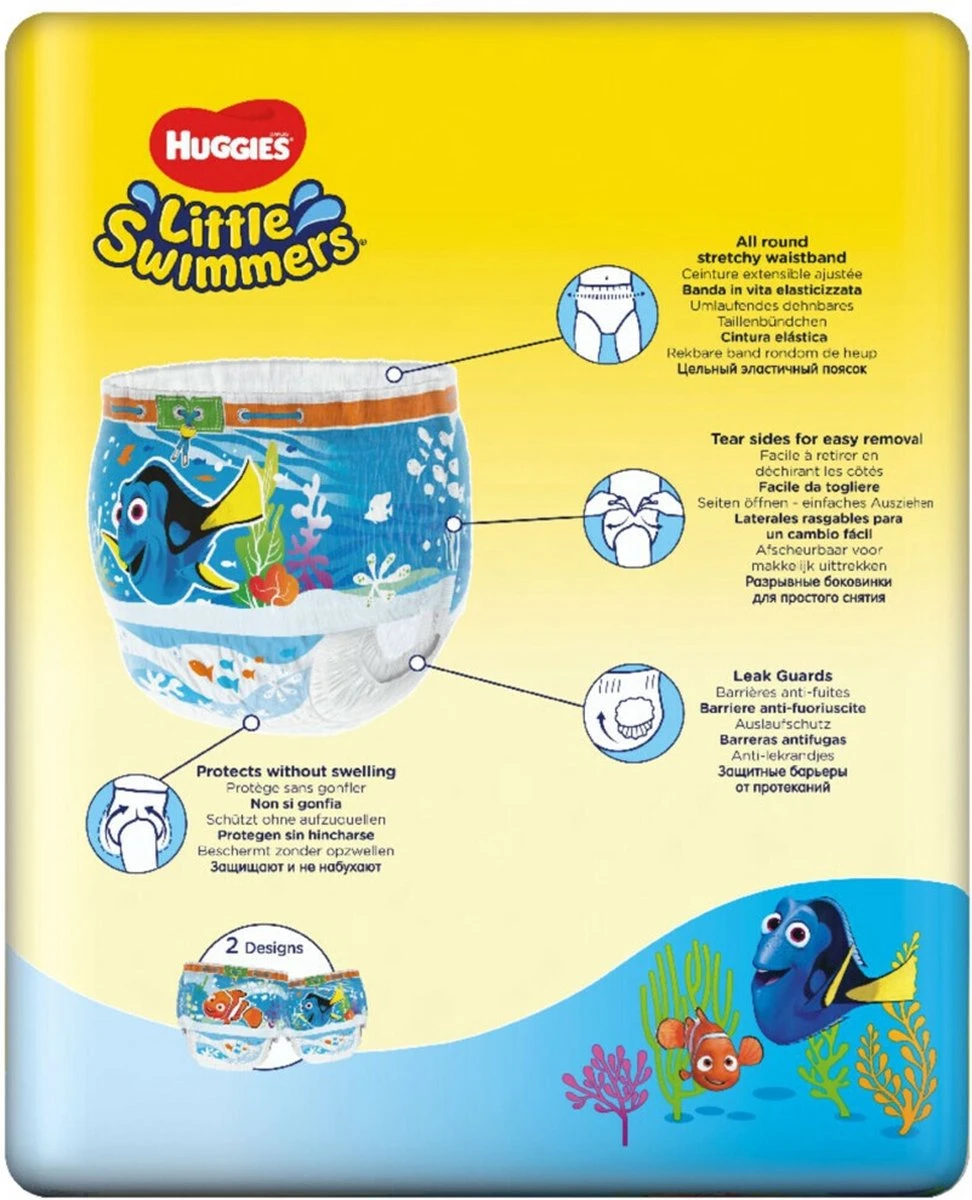 Huggies® Little Swimmers® 5-6 10 stuks Huggies® Little Swimmers® 5-6 10 Stuks -Babyproducten Promotie Winkel