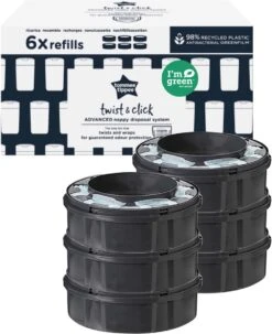 Tommee Tippee Twist & Click Milieuvriendelijke Luieremmer Navulling - Duurzaam Geproduceerde Greenfilm - 6 Stuks 5 Tommee Tippee Twist & Click Milieuvriendelijke Luieremmer Navulling - Duurzaam Geproduceerde Greenfilm - 6 Stuks -Babyproducten Promotie Winkel 978x1200