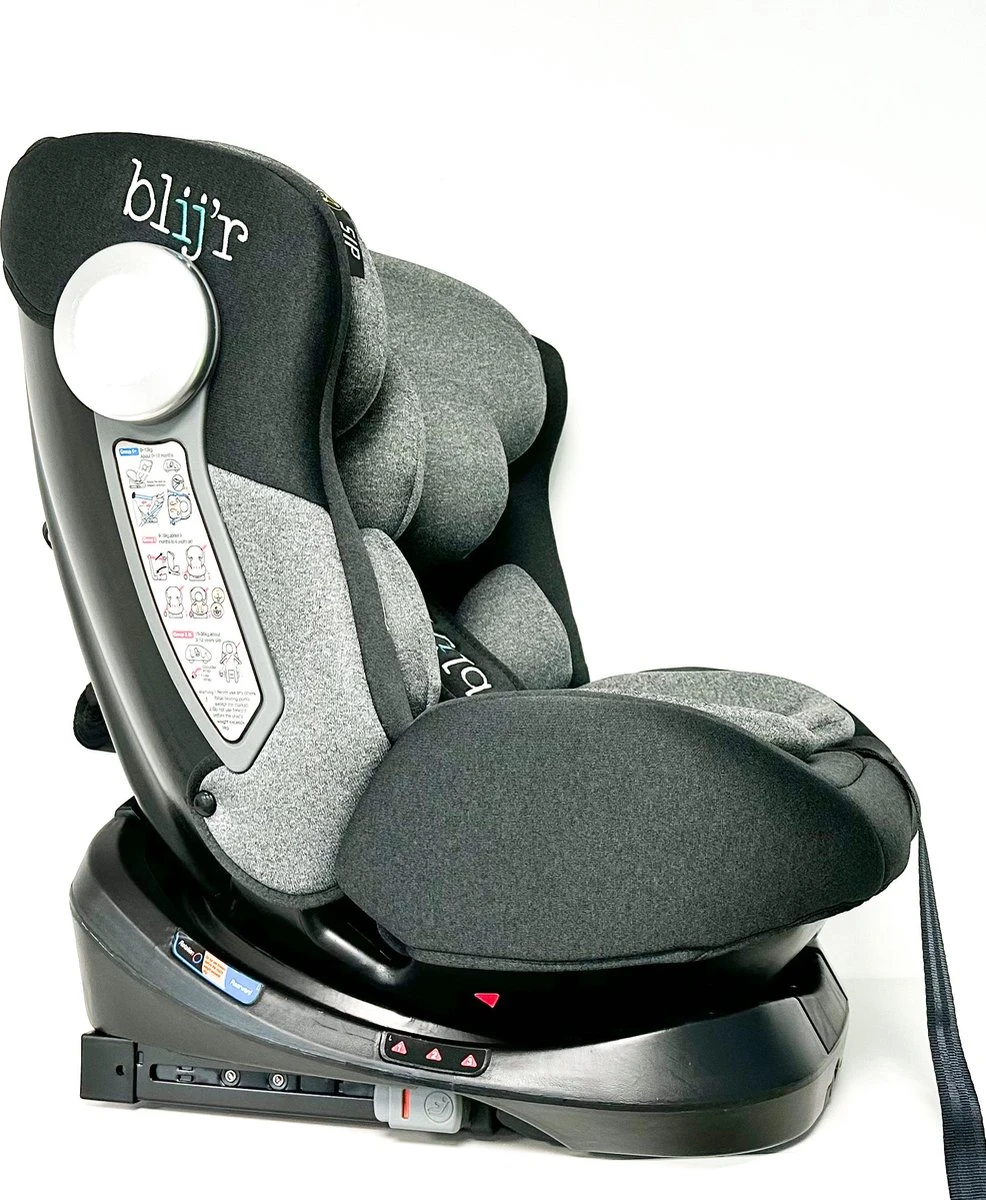Blij'r Maja - Autostoel met isoFix - Groep 0-1-2-3 autostoel voor kinderen van 0 tot 12 jaar - Donker- Lichtgrijs Blij'r Maja - Autostoel Met IsoFix - Groep 0-1-2-3 Autostoel Voor Kinderen Van 0 Tot 12 Jaar - Donker- Lichtgrijs -Babyproducten Promotie Winkel 986x1200 7