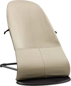 BabyBjörn Wipstoel Balance Soft Zwart Frame - Cotton - Khaki-Beige - Ergonomisch - Verstelbaar - Inklapbaar -Babyproducten Promotie Winkel 988x1200 18