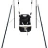 AXI Metalen Baby Schommel Met Zitje Antraciet/créme - Vrijstaande Schommelset Voor Binnen En Buiten