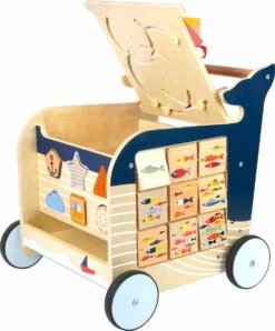 Baby Walvis Loopwagen - Houten Speelgoed Vanaf 1 Jaar 4 Baby Walvis Loopwagen - Houten Speelgoed Vanaf 1 Jaar -Babyproducten Promotie Winkel 993x1200 3