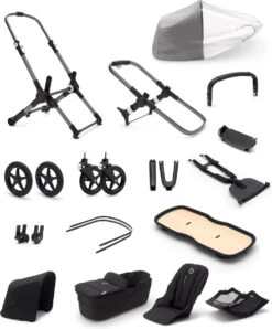 Bugaboo - 3-in-1 Kinderwagen Fox 3 - Black/Forest Green -Babyproducten Promotie Winkel 994x1200 4