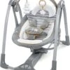 Bright Starts Ingenuity Swing And Go Bella Teddy Boutique Babyswing - - Babyschommel - Elektrische Schommelstoel Baby